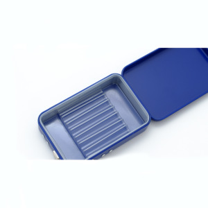 Cannacoast Boîte en fer blanc rectangulaire personnalisée recyclable boîtes d'emballage à bouton-poussoir résistantes aux enfants pour tabac - Product Image 2