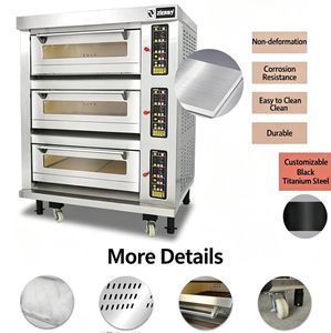 <span class=keywords><strong>Four</strong></span> à <span class=keywords><strong>pizza</strong></span> au <span class=keywords><strong>gaz</strong></span> en pierre à prix abordable pour boulangerie - Product Image 3