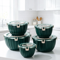 Ensemble de 5 récipients isothermes pour plats chauds, casseroles et boîtes à lunch, de 2L à 11L