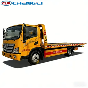 Camión de Remolque de Servicio Pesado Shacman G1 con Cabina de 2100 mm - 140 HP, Sincronizador de 6 Velocidades, Eje de 5t, Cabrestante de 4t, Plataforma Ancha de 2.5 m - Product Image 1