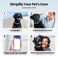 PawView Großhandel Silikon Smart QR Code Haustier Tag Benutzer definierte Hund Luft Tag Geschirr Halsband Halter Personal isierte Haustier Hund ID Tag