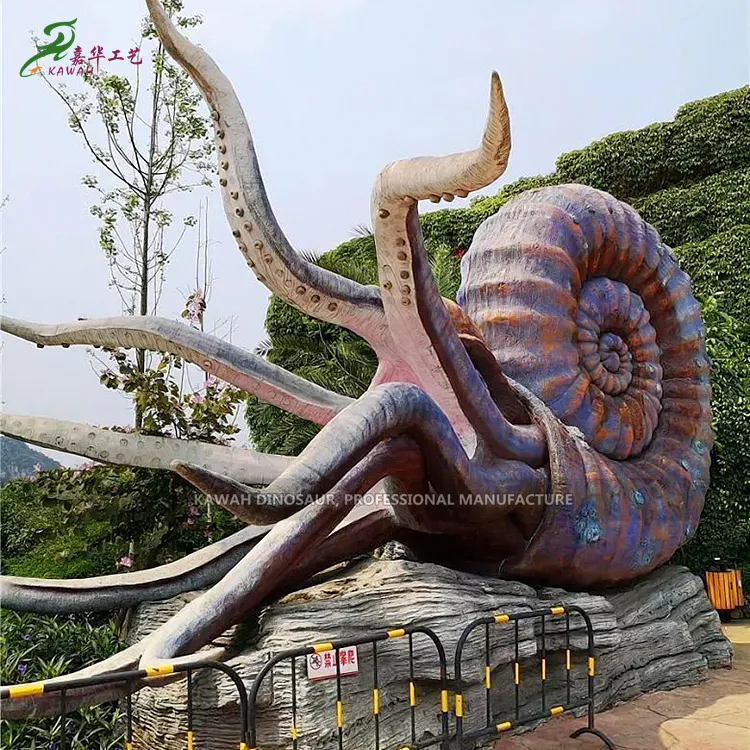 Künstliche alte Marine künstliche Unterwasser-See schnecken statue für Aquarium Ocean Park anpassen