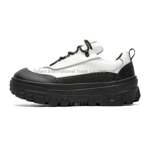 Zapatos Casuales de Hombre con Suela Gruesa, Estilo Nuevo Primavera-Verano 2025, Diseño Retro, Impermeables, Transpirables, que Aumentan la Estatura - Product Image 2