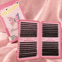 Kit de cils en grappe DIY effet naturel 30D 40D 50D 100D, extensions individuelles 8-16mm, plateau de cils DIY, marque privée
