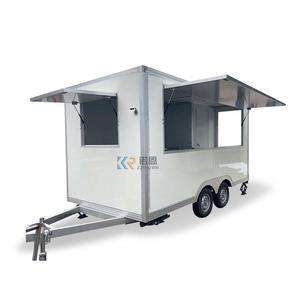 Online Recommend <b>Mini</b> <b>Food</b> Truck Trailer Donut Modern <b>Food</b> Cart for Sale Thailand - Product Image 3