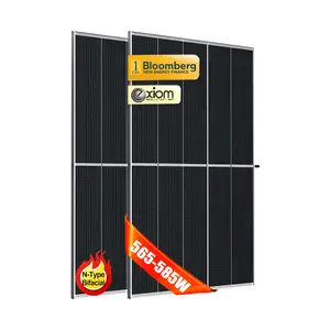 EXIOM Solar Module Hot Sale High Quality Solar Panel Half Cell 565W 570W 580W 585W with 25 Years Warranty Bifacial Panels Price