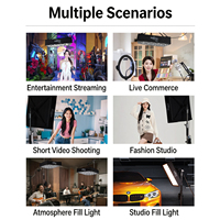 Kit Softbox en Alliage d'Aluminium MAOTU FL200 avec Grille Nid d'Abeille pour Éclairage LED Miaotu - Contrôle par Application pour Studio Photo et Vidéo