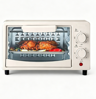 Four à convection 12L 600W, commande mécanique, boîtier métallique, mini four électrique pour la maison, l'hôtel, le commerce et l'extérieur