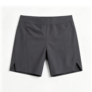 Custom <strong>Men's</strong> Athletic <strong>Shorts</strong> Elastic Waist Quick Dry Moisture Wicking High Stretch Lightweight Breathable Side Slit Seam Panel - Product Image 3