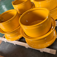 Forged Steel Tubeless Wheel Rim 25-19.50/2.5 for BELL B25E B30E DOOSAN DA30-7 LIEBHERR TA230 Articulated Dump Truck