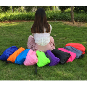 Tùy Chỉnh 190T Ngoài Trời Mặt Trời Ghế Inflatable Lounger Hiện Đại Có Thể Gập Lại Không Khí Nệm Sofa Cho Phòng Ngủ Bãi Biển Cắm Trại Lười Biếng Làm Mát - Product Image 4
