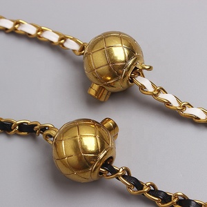 Meilleures ventes en gros, ceinture chaîne en métal <span class=keywords><strong>de</strong></span> luxe <span class=keywords><strong>de</strong></span> créateur, double C, logo original, pendentif, <span class=keywords><strong>robe</strong></span>, jean, chaîne <span class=keywords><strong>de</strong></span> taille, chaîne <span class=keywords><strong>de</strong></span> <span class=keywords><strong>pull</strong></span> - Product Image 5