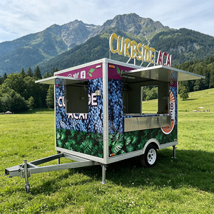 Coffee <b>Bakery</b> Mobile Food Snack Cart Churros Ice Cream Trailer Kitchen Truck - Product Image 2