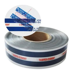 Заводская горячая Распродажа, пластиковый бумажный тампон для охранного мешка, герметизирующая лента