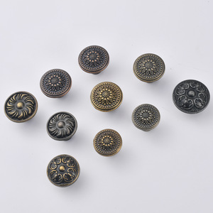 European Antique Bronze Round Drawer <b>Knob</b> Zinc Alloy Durable Cabinet Handle - Product Image 3