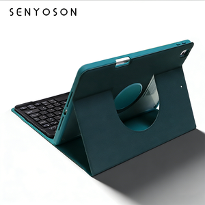 SYX Premium 360 °   Étui Clavier Rotatif pour iPad - Protection <span class=keywords><strong>de</strong></span> Grade Militaire avec Clavier Rétroéclairé Rechargeable Étui pour iPad Cove - Product Image 6