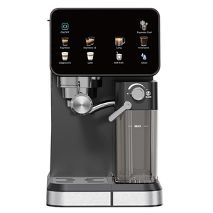 Cafetera Anbolife Cool <span class=keywords><strong>Espresso</strong></span> de 20 Bares, un Solo Botón, Doble Taza, <span class=keywords><strong>Espresso</strong></span>, Cappuccino, Latte, <span class=keywords><strong>Macchiato</strong></span> con Tanque de Leche, para Hogar y Oficina - Product Image 4