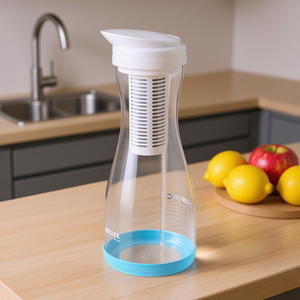 Carafe filtrante à eau, capacité de 211 gallons, sans BPA, en verre, utilisation manuelle, usage domestique - Product Image 2
