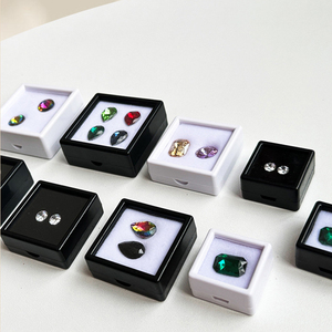 Hộp đồ trang sức lật Top đá quý trang sức bao bì hộp kim cương hiển thị trường hợp - Product Image 3