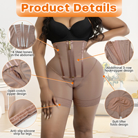 Columbian Post Op Stage 2 Curvy Mujer Cinturilla Hip Enhancer Shapewear Moldeadoras Reloj De Arena Bbl Fajas Colombianas