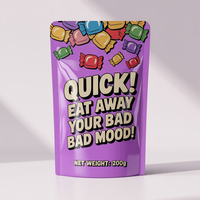 Sac en mylar réutilisable en aluminium imprimé personnalisé Bolsas à fermeture éclair Doypack pochette debout sac d'emballage alimentaire en plastique avec logo