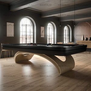 Cao cấp rắn gỗ Slate tất cả trong một bida đa trò chơi thiết kế sang trọng 3 trong 1 hiện đại hồ bơi bảng 7ft 8ft 9ft - Product Image 4