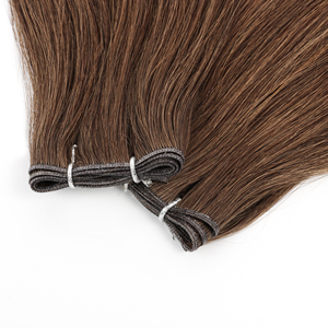 <span class=keywords><strong>Cheveux</strong></span> européens vierges à 100 %, cuticules intactes, alignées, trame fine invisible Genius Weft - Product Image 1