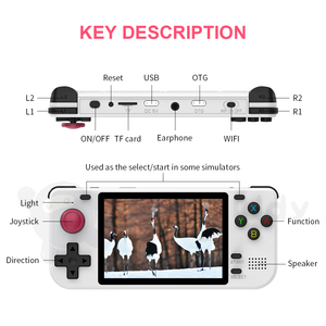 Powkiddy-consola de juegos Rgb10s RK3326, videoconsola portátil de cuatro núcleos, código abierto, para PS1, consola Retro - Product Image 4