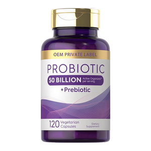 OEM 50 miljard CFU Probiotische Capsules Darmgezondheid & Beauty Supplement Probiotica voor Volwassenen Anti-verouderings- en Antioxidatieveffecten - Product Image 1