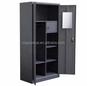 ตู้เสื้อผ้าโลหะ2ประตูพร้อมตัวล็อกกระจกปรับชั้นได้สไตล์ใหม่ almari - Product Image 6