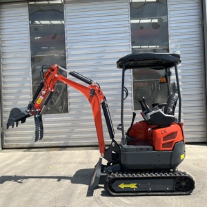 China Top Brand New Mini Digger 9017FZTS Excavadora sobre orugas con 0.045cbm Bucket y 11.8kw Kubota Engine Power para la venta - Product Image 4