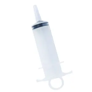 Seringue d'irrigation de Type anneau jetable, 10 pièces, de haute qualité, avec ampoule