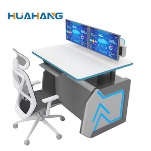 Gran oferta de muebles de oficina comerciales, silla de escritorio de madera de Metal ajustable, centro de mando, sala de Control, monitoreo, escritorio de sala de mando - Product Image 5