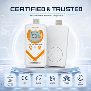 Registrador de Temperatura y Humedad con Termohigrómetro Digital para Monitoreo de Agricultura en Invernaderos y Almacenamiento - Product Image 2