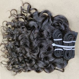 Letsfly-extensiones de cabello rizado Virgen sin procesar, extensiones de cabello ondulado con agua, grado 9A, venta al por mayor - Product Image 1