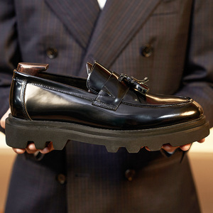 Zapatos Oxford para Hombre, Formales, de Cuero, para Vestir, Clásicos con Cordones, para Oficina - Product Image 4