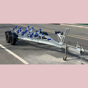 <span class=keywords><strong>Remorque</strong></span> pour <span class=keywords><strong>bateau</strong></span> <span class=keywords><strong>de</strong></span> pêche à double essieu <span class=keywords><strong>de</strong></span> 19 pieds, directement <span class=keywords><strong>de</strong></span> l'usine, galvanisée anti-corrosion, avec rouleaux et homologation DOT - Product Image 6