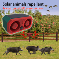 Alarme solaire son et lumière capteur de mouvement 260Db alerte sonore et avertissement flash système d'alarme de sécurité stroboscopique pour ferme Villa
