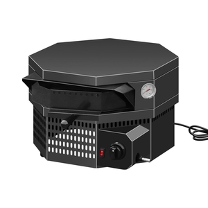 Horno de <span class=keywords><strong>Pizza</strong></span> a Gas Moderno de 12 Pulgadas para Exteriores, Cocina de Jardín, Acero Inoxidable, Portátil, Pequeño, para <span class=keywords><strong>Pizza</strong></span> y Barbacoa, 6KW de Potencia, 2 Quemadores - Product Image 1