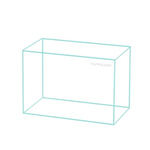 Aquarium sur mesure Jinjing ultra-transparent - Ensemble de réservoir écologique découpé au jet d'eau - Product Image 1