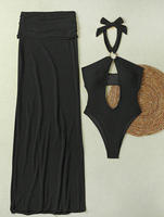 Robe de plage tendance 2026 pour femme, maillot de bain une pièce personnalisé OEM, imprimé sur le devant, en Spandex/Nylon, imperméable et écologique