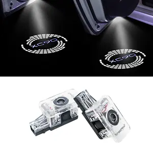 โลโก้ไฟต้อนรับติดประตูรถสำหรับวอลโว่ <span class=keywords><strong>XC90</strong></span>โปรเจคเตอร์เลเซอร์ LED โคมไฟเงาเงาแสงประตูรถ - Product Image 1