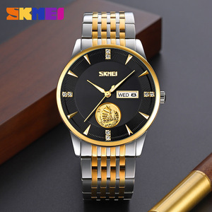 Montre Homme Quartz SKMEI 9309 <span class=keywords><strong>2023</strong></span> Nouvelle Collection, Verre Transparent, Sport, Bracelet Acier Inoxydable, Élégante et Lumineuse C15 - Product Image 5