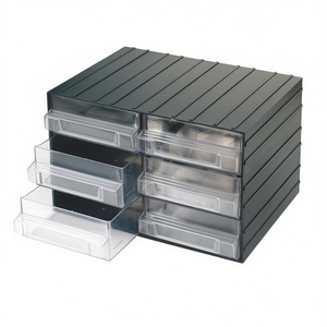 Meubles de rangement Fervi avec tiroirs transparents extractibles, organisateur d'outils à 6 compartiments - Product Image 2