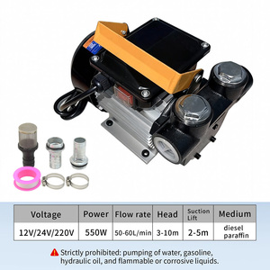 <span class=keywords><strong>Pompe</strong></span> de transfert de carburant portable <span class=keywords><strong>220V</strong></span> AC, <span class=keywords><strong>auto</strong></span>-<span class=keywords><strong>amorçante</strong></span>, basse pression, en fer, OEM 60L/min 550W pour kérosène - Product Image 2