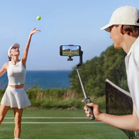 Osmo Mobile 8P Advanced Tracking Combo Stabilizer Ponsel, Gimbal Pelacak AI Cerdas untuk Vlog, Perjalanan, dan Pemotretan