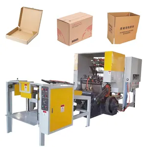 Emballage ondulé de carton de machine de fabrication de cartons de pizza faisant la machine pour la boîte automatique faite sur commande de carton