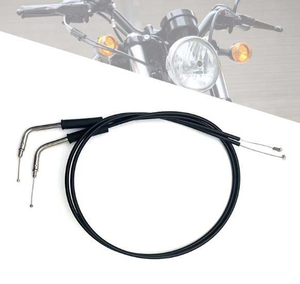 Embrague de Cable de motocicleta de alargamiento para <span class=keywords><strong>Harley</strong></span> <span class=keywords><strong>Davidson</strong></span> <span class=keywords><strong>Sportster</strong></span> XLH <span class=keywords><strong>XL</strong></span> 883 <span class=keywords><strong>1200</strong></span> XL883 XL1200 XL1200R Dyna Softail cables de acero - Product Image 1