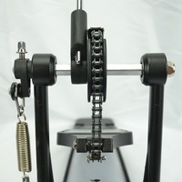 Stanluo Black Aluminum Alloy Drum Pedal Beater Percussion Instrument Accessory for Drum Players
