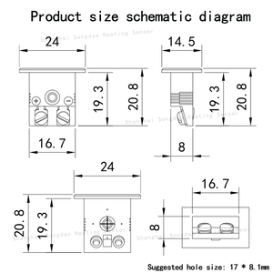 مقبس لوحة حراري من النوع K قابس ذكر قابس أنثوي مقبس/J/T/E/N/C/U/<span class=keywords><strong>R</strong></span>/S موصل درجة الحرارة - Product Image 5